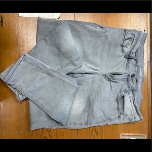 Grey old navy jeans mid rise